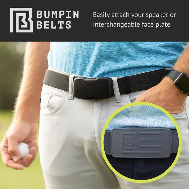 Alt view image 5 of 7 - Portable Bluetooth Speaker with Magnetic Clip | Waterproof Bluetooth Speaker with 4GB Storage, 6+ Hour Battery, 100-Yard Range | Compact Small Wireless Speaker for Travel & Bike- Gray