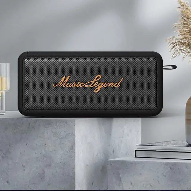 Alt view image 2 of 7 - Portable Bluetooth Speaker, IPX6 Waterproof, TWS, 30W Speakers, Bluetooth 5.3, with MIC Support for Call Function, TF/USB/AUX Playback, Type-C Charging,for Home/Party/Outdoor/Beach (Black)