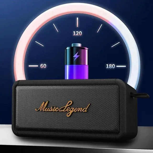 Alt view image 5 of 7 - Portable Bluetooth Speaker, IPX6 Waterproof, TWS, 30W Speakers, Bluetooth 5.3, with MIC Support for Call Function, TF/USB/AUX Playback, Type-C Charging,for Home/Party/Outdoor/Beach (Black)