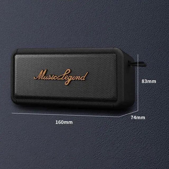 Alt view image 6 of 7 - Portable Bluetooth Speaker, IPX6 Waterproof, TWS, 30W Speakers, Bluetooth 5.3, with MIC Support for Call Function, TF/USB/AUX Playback, Type-C Charging,for Home/Party/Outdoor/Beach (Black)