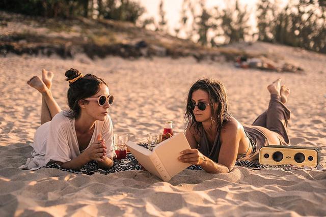 Alt view image 2 of 7 - House of Marley Get Together 2: Portable Speaker with Wireless Bluetooth Connectivity, 20 Hours of Playtime and Sustainable Materials, IP65 Dust and Water Resistance, Signature Black