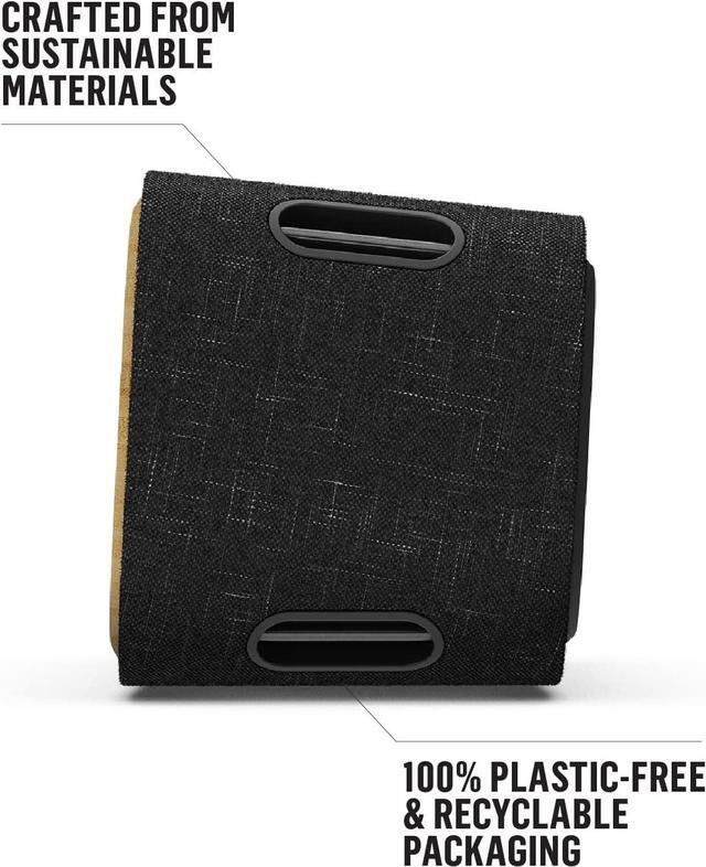 Alt view image 3 of 7 - House of Marley Get Together 2: Portable Speaker with Wireless Bluetooth Connectivity, 20 Hours of Playtime and Sustainable Materials, IP65 Dust and Water Resistance, Signature Black