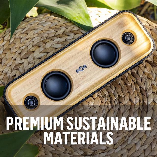 Alt view image 7 of 7 - House of Marley Get Together 2: Portable Speaker with Wireless Bluetooth Connectivity, 20 Hours of Playtime and Sustainable Materials, IP65 Dust and Water Resistance, Signature Black