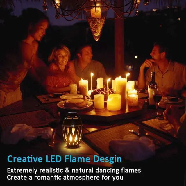 Alt view image 3 of 7 - Led Flame Speakers, Flame Torch Atmosphere Speaker Bluetooth 4.2 Wireless Portable Outdoor HD Audio Waterproof Speaker