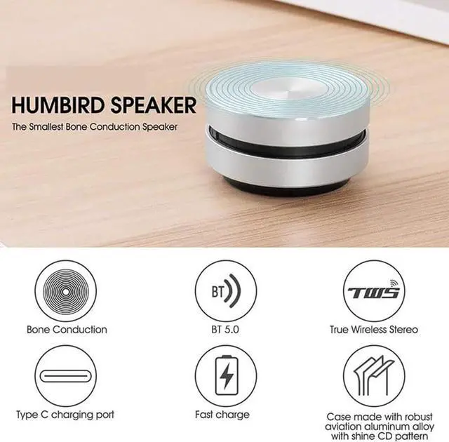 Alt view image 2 of 6 - Conduct Tune Speaker, Conduct Tune Shower Speaker, Conduct Tune Speaker Waterproof, Waterproof Conduct Tune Speaker, Conduct Tube Speaker Shower, Conduct Tube Waterproof Speaker (Silver)