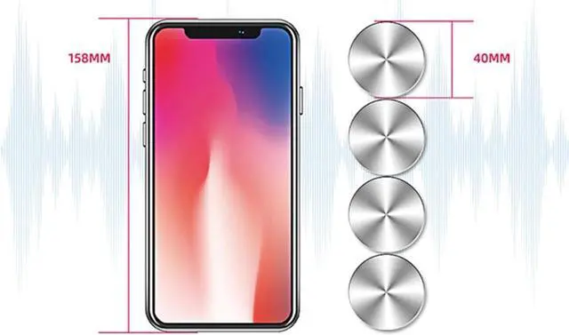 Alt view image 5 of 6 - Conduct Tune Speaker, Conduct Tune Shower Speaker, Conduct Tune Speaker Waterproof, Waterproof Conduct Tune Speaker, Conduct Tube Speaker Shower, Conduct Tube Waterproof Speaker (Silver)
