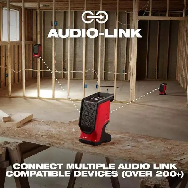 Alt view image 3 of 3 - 2954-20 for Milwaukee M18 18V Cordless Li-Ion with Bluetooth Jobsite Speaker - Bare Tool