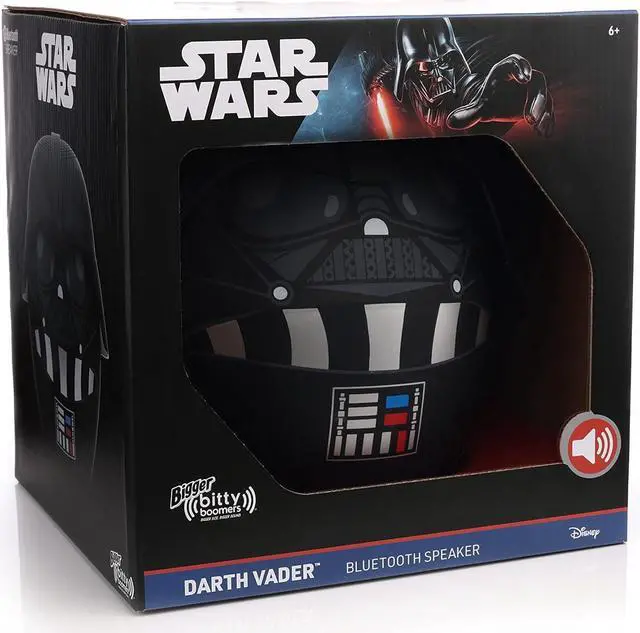 Alt view image 5 of 6 - Bitty Boomers Bigger Star Wars: Darth Vader 8 Inch Wireless Bluetooth Speaker