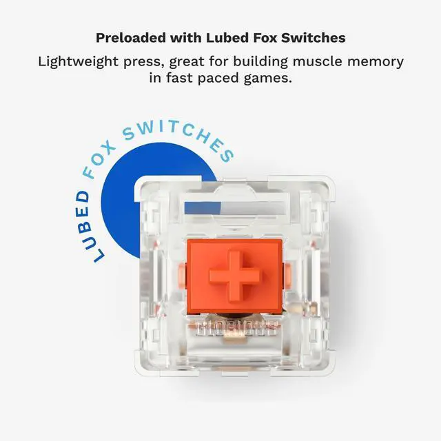 Alt view image 3 of 7 - Glorious GMMK 2 Small Gaming Keyboard Base- Barebones Kit- TKL Hot Swappable DIY White Mechanical Keyboard - Wired, RGB Backlit,- PC Setup Accessories- 65%, White