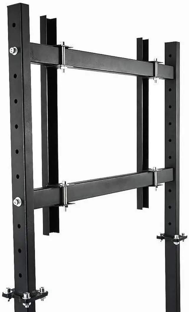 Alt view image 4 of 6 - Minneer Monitor Stand Accessories of 50mm Round Tube Racing Simulator Cockpit Fit for Dardoo/Anman/Marada Racing Stand,Height Adjustable Display TV Mount,Suitable for Gaming Wheel Stand