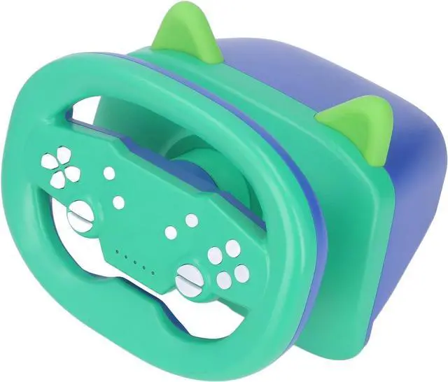 Main image of PC Steering Wheel V3II 180° Gaming Racing Wheel forSeries PC, One, Switch - Black with Pedals, Paddles (Greenish Blue)