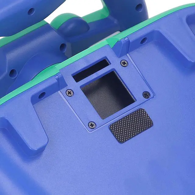 Alt view image 3 of 7 - PC Steering Wheel V3II 180° Gaming Racing Wheel forSeries PC, One, Switch - Black with Pedals, Paddles (Greenish Blue)