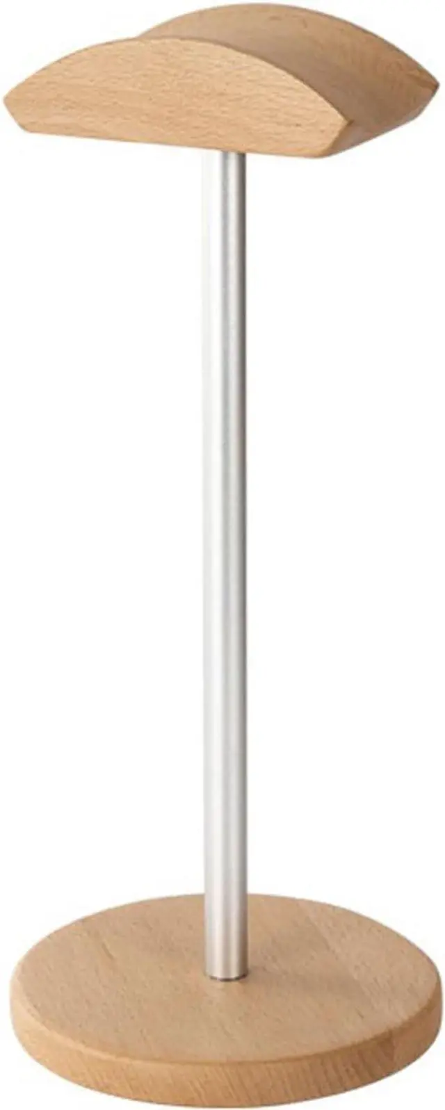 Main image of Headphone Stand/Headset Holder Headphone Stand Solid Wooden Desktop Headphone Holder Universal Aluminum Alloy Gaming Headset Stand Walnut Wood Earphone Display Bracket Mount for Desk PC Gaming Headset