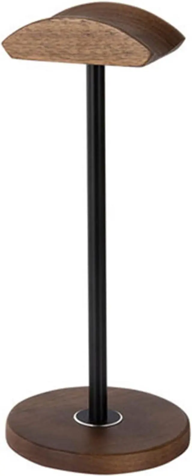 Main image of Headphone Stand/Headset Holder Headphone Stand Solid Wooden Desktop Headphone Holder Universal Aluminum Alloy Gaming Headset Stand Walnut Wood Earphone Display Bracket Mount for Desk PC Gaming Headset