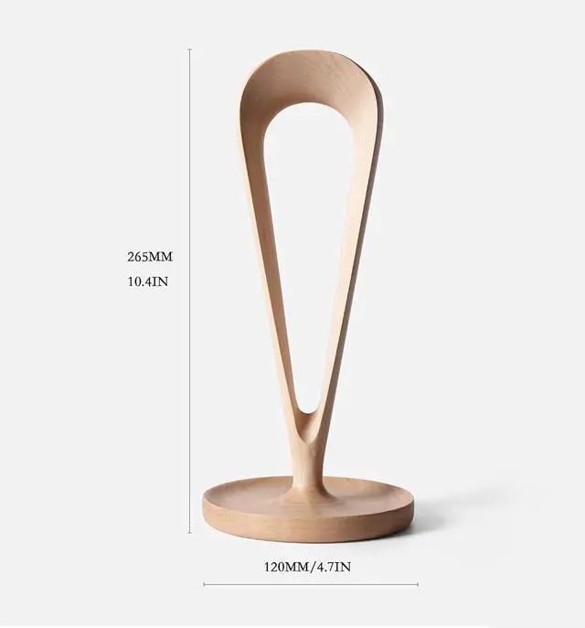 Alt view image 2 of 5 - Headphone Stand/Headset Holder Creative Headphone Stand Handmade Wood Stand for Gaming Display Headphone Rack Hanger Display Stand Desktop Headset Stand PC Gaming Headset Stand (Color : 1)