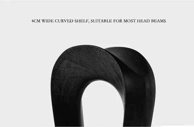 Alt view image 3 of 5 - Headphone Stand/Headset Holder Creative Headphone Stand Handmade Wood Stand for Gaming Display Headphone Rack Hanger Display Stand Desktop Headset Stand PC Gaming Headset Stand (Color : 1)