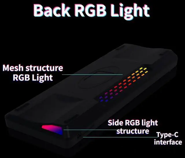 Alt view image 5 of 7 - LK67/KF068 Mechanical Keyboard Kits Light Single Modes Cord Full Keyboard with Numberpad