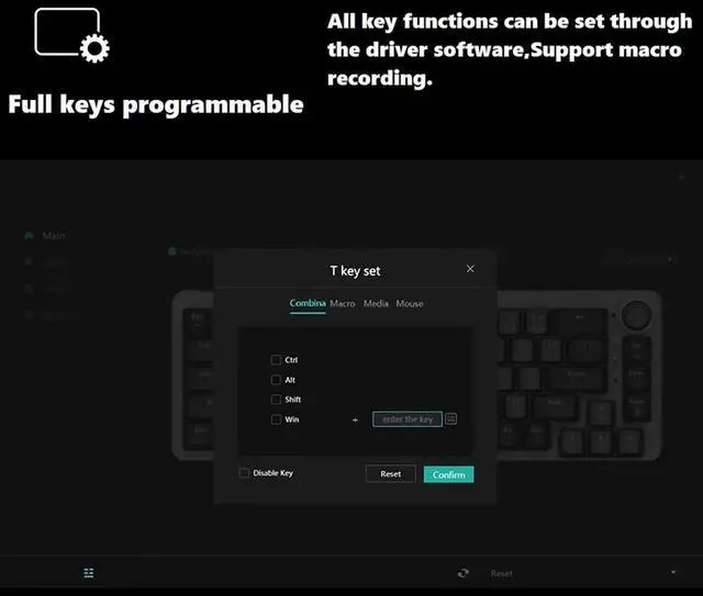 Alt view image 3 of 7 - LK67/KF068 Hot Swappable Gaming Mechanical Keyboard Kits Cord Gasket Structure Customized Keyboard Kits Hot Swap Keyboard