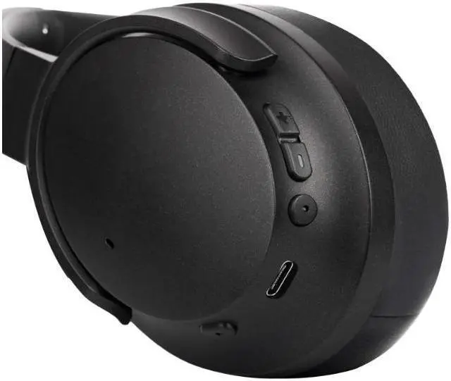 Alt view image 2 of 5 - Morpheus 360 Synergy HD Bluetooth Headphones, Wireless Headphones, Over-Ear Headphones, 40-Hour Playtime, USB Type C Fast Charging, Soft Leather Padding, with Travel Case - Black, HP9550HD