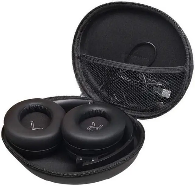 Alt view image 5 of 5 - Morpheus 360 Synergy HD Bluetooth Headphones, Wireless Headphones, Over-Ear Headphones, 40-Hour Playtime, USB Type C Fast Charging, Soft Leather Padding, with Travel Case - Black, HP9550HD