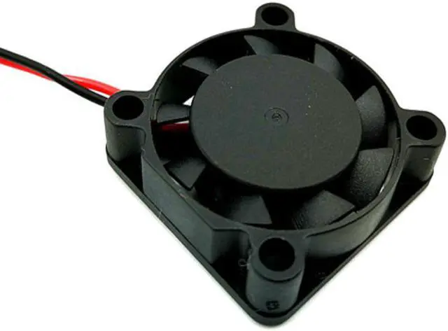 Alt view image 3 of 3 - 25*07mm 2507 5Vdc 0.15A sleeve bearing 2 wires 25mm mini cooling fan