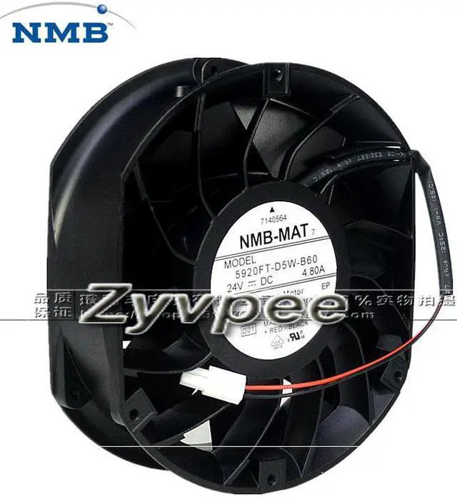 Main image of For YASKAWA frequency converter NMB 17251 5920FT-D5W-B60 DC24V 4.8A 2 wires 2 pins 17CM axial fan