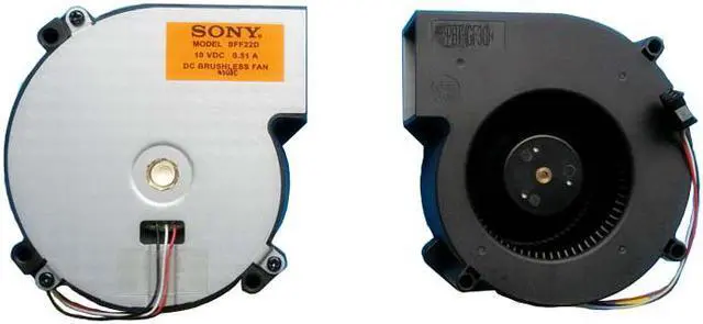 Main image of Zyvpee SFF22D 105*98*35mm DC 10V 0.51A 3 wires 3 pins blower cooler centrifugal fan