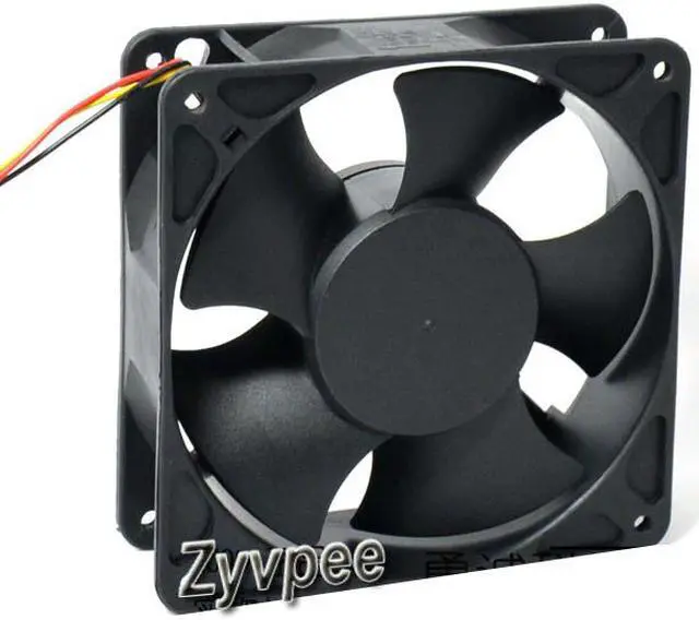 Alt view image 2 of 2 - Sunon 120*38mm KD1212PMB3-6A DC12V 3.2W 3 wires 12CM Ball Bearing case fan