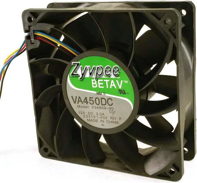 Main image of Nidec 120*38mm VA450DC V34809-90 DC12V 3.3A 4 wires 4 pins 12CM High-volume axial flow server fan