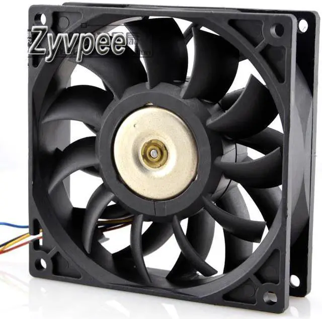 Alt view image 3 of 3 - Delta 92*25mm FFB0948VH DC48V 0.26A 3 wires 3 pins 9cm server case fan for power