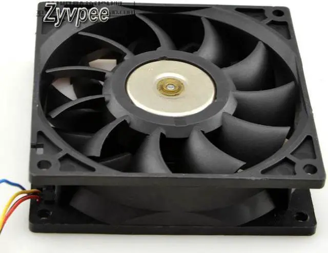 Alt view image 2 of 3 - Delta 92*25mm FFB0948VH DC48V 0.26A 3 wires 3 pins 9cm server case fan for power