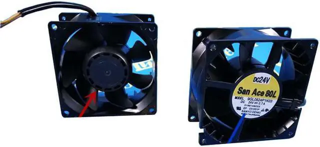 Alt view image 3 of 3 - San Ace 80L 80*38mm 9GL0824P1K03 DC 24V 0.7A 4 wires 4 pin PWM metal frame 8CM inverter case fan