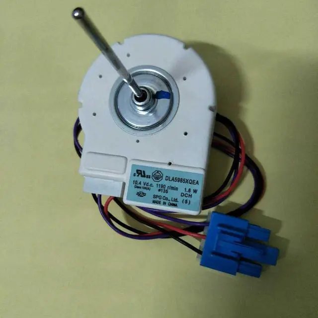 Alt view image 2 of 3 - Zyvpee DC Brushless Fan Motor DLA5985XQEA DC10.4V 1.6W Double Door Refrigerator Freezer Cooler Fan