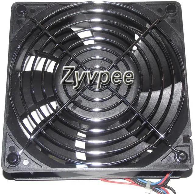 Alt view image 3 of 7 - Zyvpee 120mm AFB1212SHE 12V 1.6A 3 wires 3 pins  12cm cooling fan power cooler