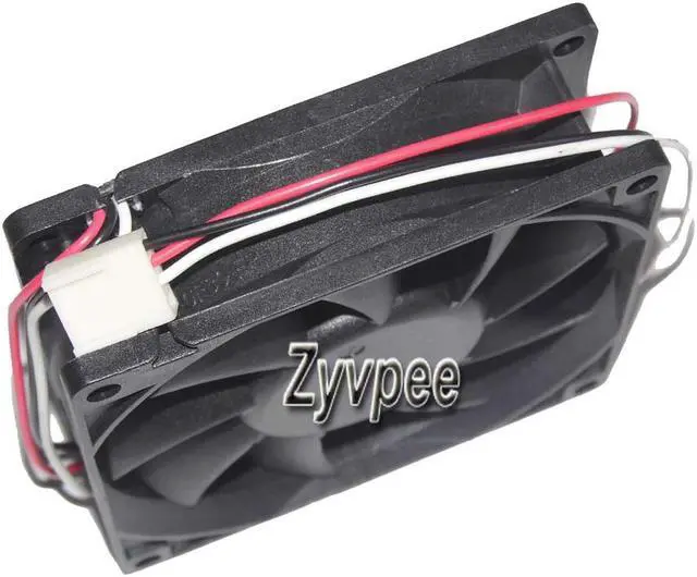 Alt view image 2 of 3 - ADDA 80mm AS08012XB259300 12V 0.57A 3 wires 3 pins 8cm cpu cooling fan