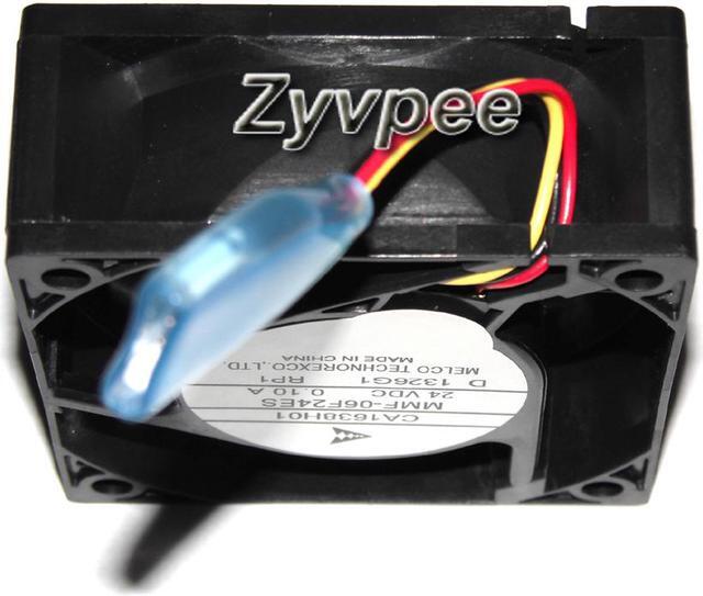 Alt view image 3 of 3 - Zyvpee melco 60mm MMF-06F24ES RP1 CA1638H01 24V 0.1A 3 Wire Cooling Fan
