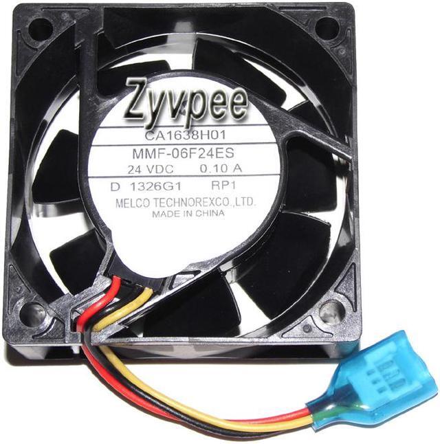 Main image of Zyvpee melco 60mm MMF-06F24ES RP1 CA1638H01 24V 0.1A 3 Wire Cooling Fan