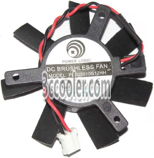 Main image of Zyvpee power logic PLD05010S12HH 12V 0.25A 2 wires 2 pins vga fan