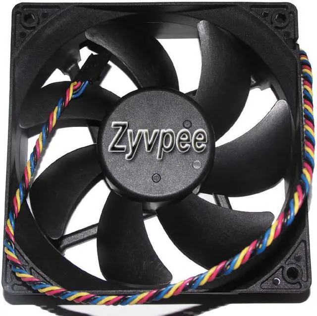 Main image of Zyvpee Foxconn 120mm PV123812DSPF 01 12V 0.9A NN495 4 wires 12cm power case fan