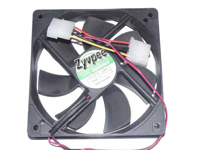 thumbnail image 2 of 3x ARC 120mm Computer Case Fans - 12V DC 3-Pin - Black (DF1202512SELN) - Open Box 2 of 6