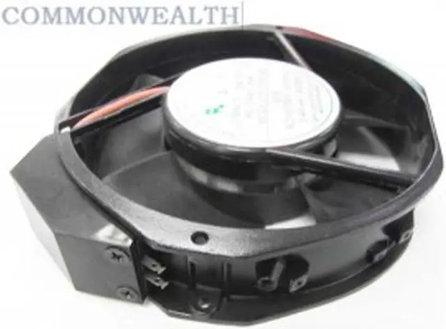 Alt view image 5 of 7 - 170MM AC Axial Cooling Commonwealth 172x38mm FP-108EXM S1B AC115V Metal frame 2 Pins Cabinet UPS Fan