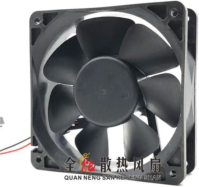 Alt view image 7 of 7 - 120MM ABB Controller Cooling 1238HH24B-WDB 3HAC 029105-00201 24V 0.70A 2 Wires  12CM Inverter Case Fan 120*38mm