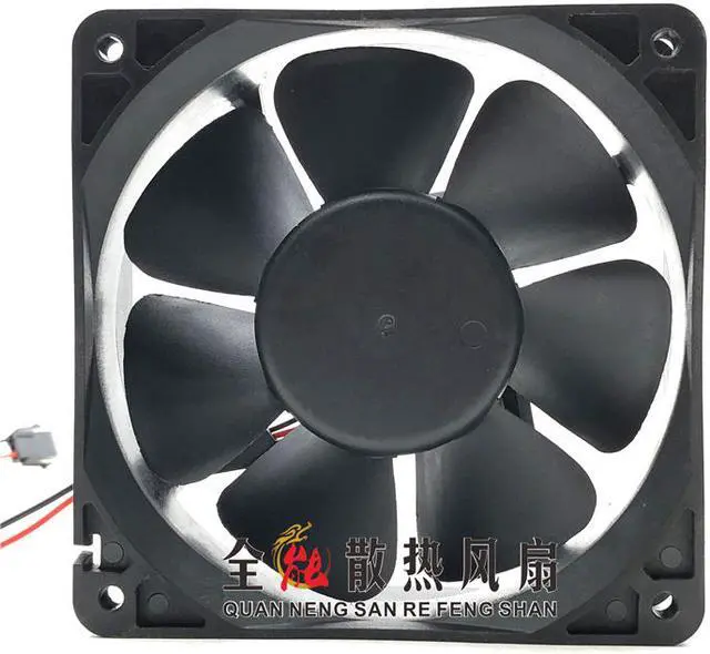 Alt view image 4 of 7 - 120MM ABB Controller Cooling 1238HH24B-WDB 3HAC 029105-00201 24V 0.70A 2 Wires  12CM Inverter Case Fan 120*38mm