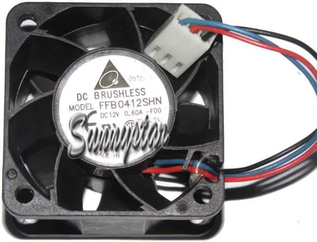 Main image of 40mm Switch Print Cpu Cooling FFB0412SHN F00 12V 0.6A 3 wires Case Fan 40*28mm