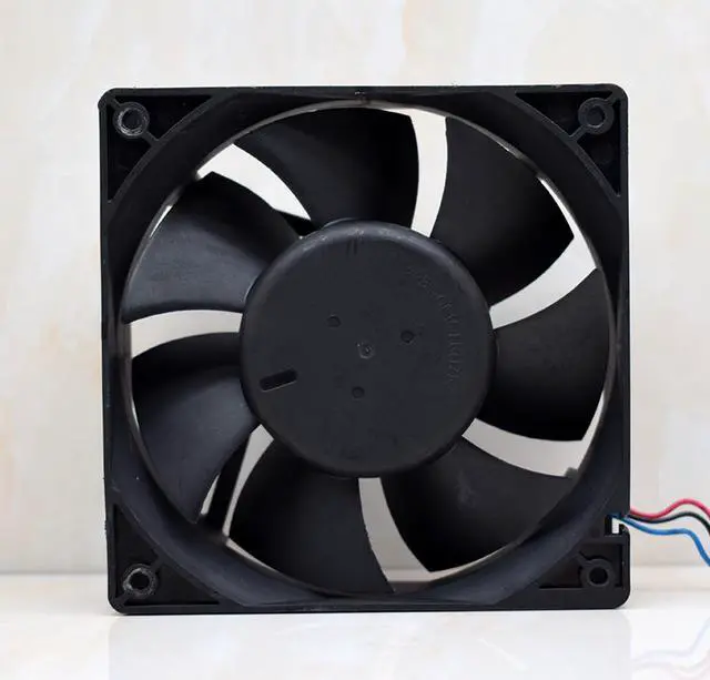 Alt view image 5 of 7 - Zyvpee 120mm AFB1212SHE 12V 1.6A 3 wires 3 pins  12cm cooling fan power cooler