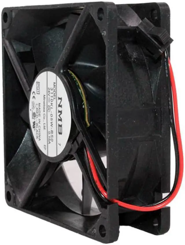 Alt view image 5 of 7 - 80MM Inverter Converter Cooling NMB 3110KL-05W-B50 24V 0.15A 2 Wires 2 Pins 8CM Case Fan 80*25mm