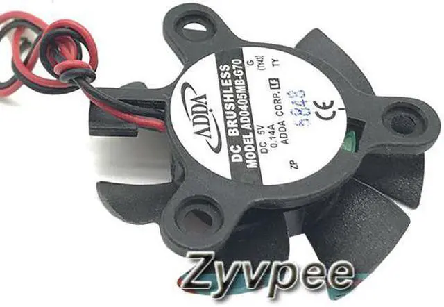 Alt view image 3 of 6 - Frameless CPU Cooling ADDA AD0405MB-G70 5V 0.14A 2 Wires VGA Video Card Fan