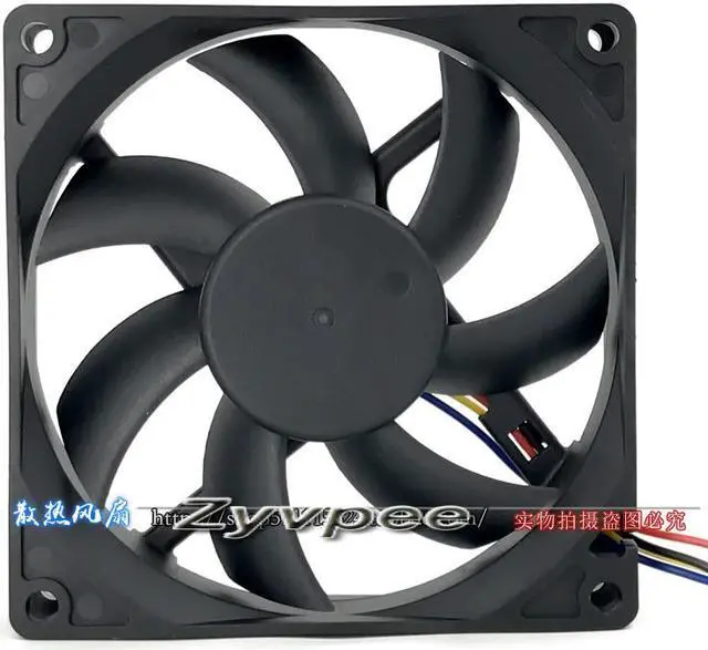 Alt view image 2 of 6 - 4 Wires 90MM Power Cooling Delta AFB0912HD 12V 0.24A 9cm Case Fan 90*20mm
