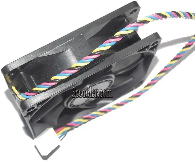 Alt view image 4 of 6 - 80mm Case Fan Zyvpee NIDEC 8025 L80T12NS1A7-57 12V 0.38A 4 Wires Cooling