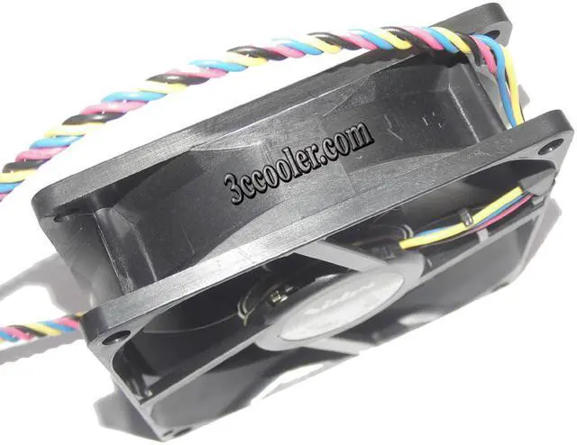 Alt view image 2 of 6 - 80mm Case Fan Zyvpee NIDEC 8025 L80T12NS1A7-57 12V 0.38A 4 Wires Cooling